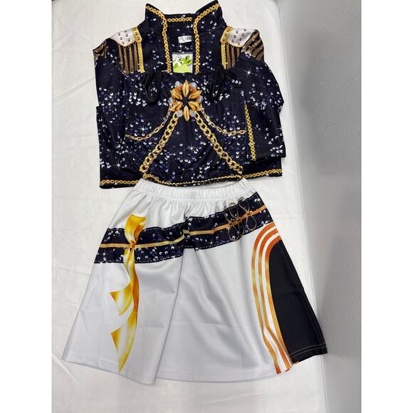 K-Pop Demon Hunters Mira stage cosplay costume size Y-Large top, jacket, skirt - Picture 11 of 11